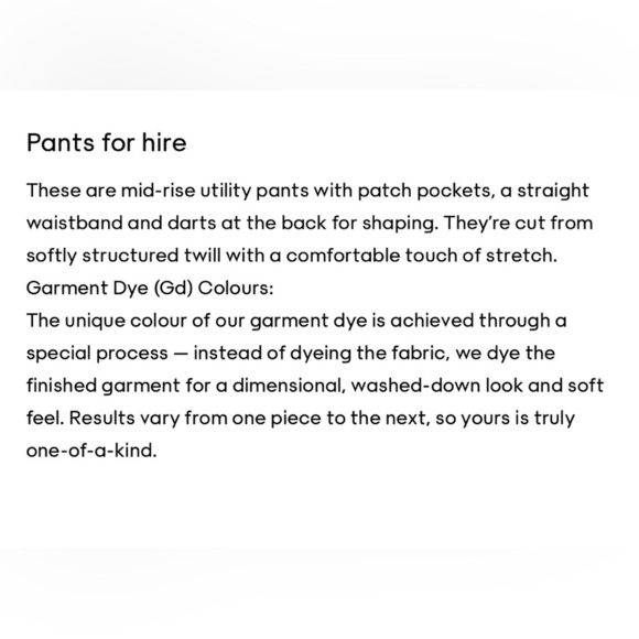 Aritzia Wilfred free modern utility Pants - Picture 11 of 11